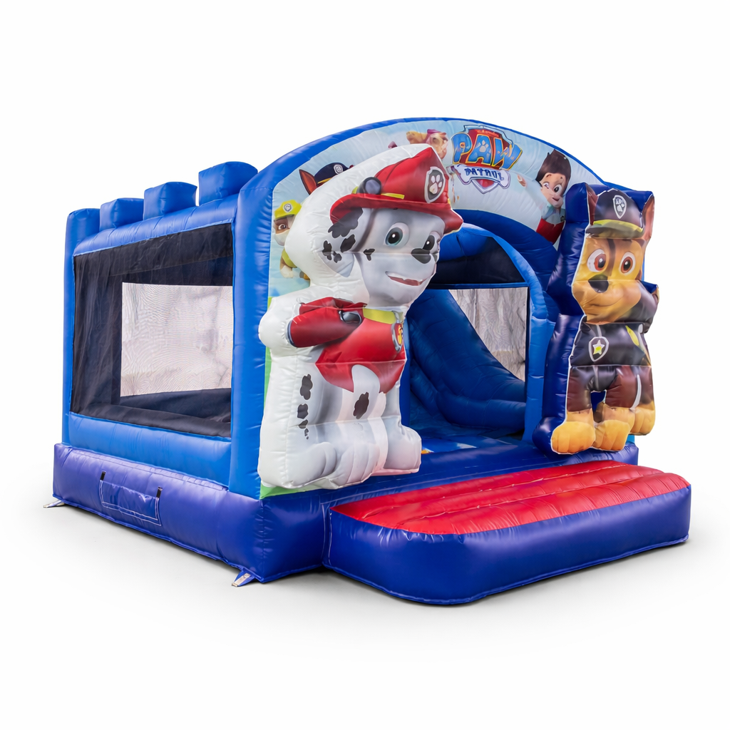 Paw Patrol 1 Springkussen met Glijbaan Huren (4x4x3.15m)