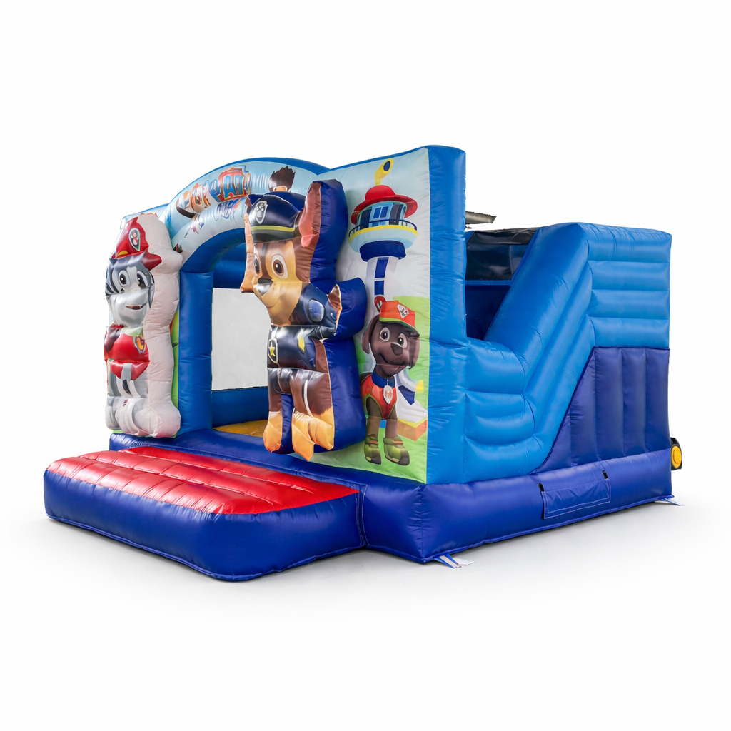 Paw Patrol 1 Springkussen met Glijbaan Huren (4x4x3.15m)