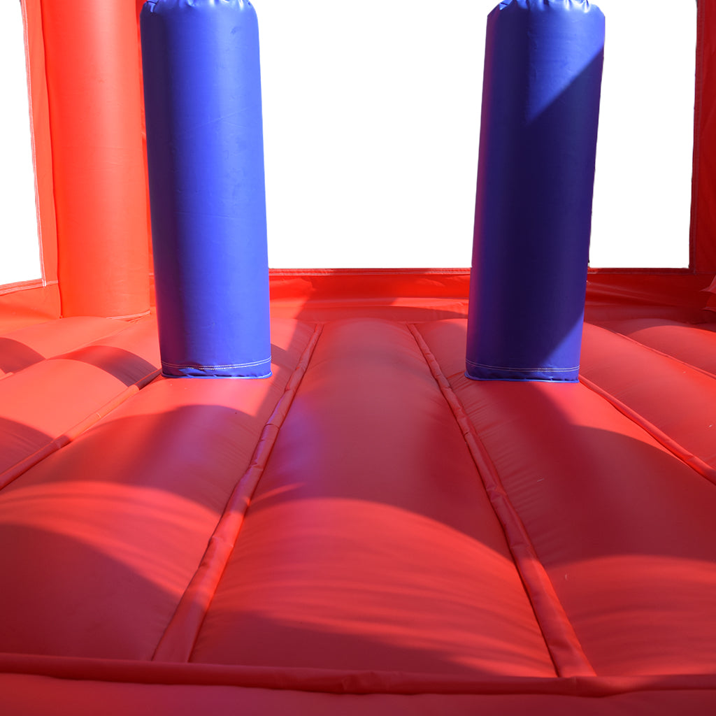 Spiderman 3 Springkussen met Glijbaan Huren (5x4.5x3.5m)